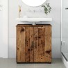 Cabinet de salle de bain avec porte Bois Ancien 61 x 35 x 64 cm 583140583140