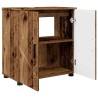 Cabinet de salle de bain avec porte Bois Ancien 61 x 35 x 64 cm 583140583140