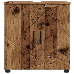Cabinet de salle de bain avec porte Bois Ancien 61 x 35 x 64 cm 583140583140