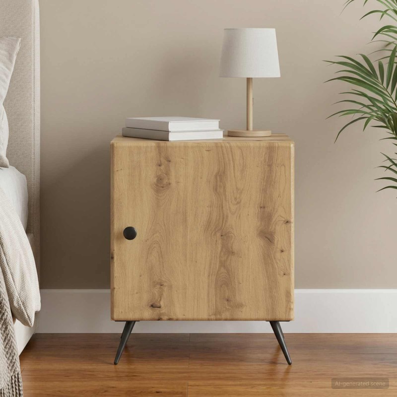 Cabinet de chevet Chêne artisanal 43 x 34,5 x 50 cm 583144583144