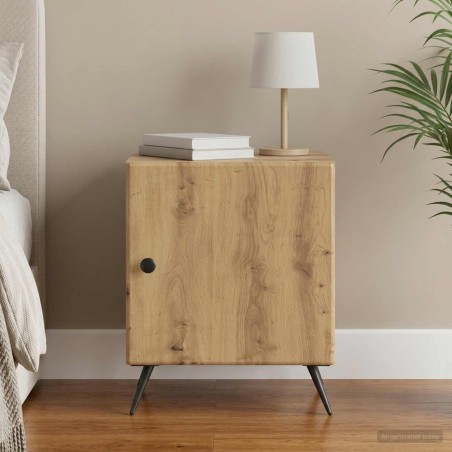 Cabinet de chevet Chêne artisanal 43 x 34,5 x 50 cm 583144583144