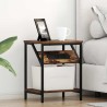 Cabinet de chevet Chêne fumé 38 x 30 x 48 cm Bois d'ingénierie 583146583146