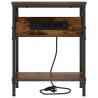 Cabinet de chevet Chêne fumé 38 x 30 x 48 cm Bois d'ingénierie 583146583146