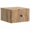 Cabinet de chevet mural Chêne artisanal 33 x 34,5 x 20 cm 583147583147