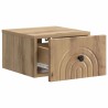 Cabinet de chevet mural Chêne artisanal 33 x 34,5 x 20 cm 583147583147