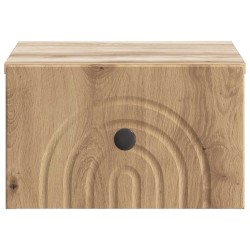 Cabinet de chevet mural Chêne artisanal 33 x 34,5 x 20 cm 583147583147