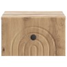 Cabinet de chevet mural Chêne artisanal 33 x 34,5 x 20 cm 583147583147