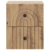 Cabinet de chevet mural Chêne artisanal 33 x 34,5 x 40 cm 583148583148