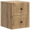 Cabinet de chevet mural Chêne artisanal 33 x 34,5 x 40 cm 583149583149