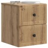 Cabinet de chevet mural Chêne artisanal 33 x 34,5 x 40 cm 583149583149