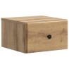 Cabinet de chevet mural Chêne artisanal 34,5 x 33 x 20 cm 583150583150