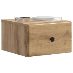Cabinet de chevet mural Chêne artisanal 34,5 x 33 x 20 cm 583150583150
