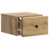 Cabinet de chevet mural Chêne artisanal 34,5 x 33 x 20 cm 583150583150