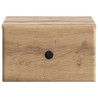 Cabinet de chevet mural Chêne artisanal 34,5 x 33 x 20 cm 583150583150