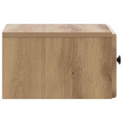 Cabinet de chevet mural Chêne artisanal 34,5 x 33 x 20 cm 583150583150