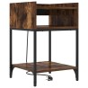 Cabinet de chevet Chêne fumé 40 x 40 x 61 cm Bois d'ingénierie 583151583151
