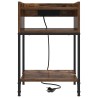 Cabinet de chevet Chêne fumé 40 x 40 x 61 cm Bois d'ingénierie 583151583151