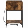 Cabinet de chevet Chêne fumé 40 x 40 x 61 cm Bois d'ingénierie 583151583151