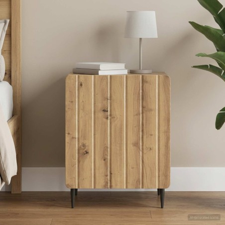 Cabinet de chevet Chêne artisanal 43 x 34,5 x 52 cm 583152583152