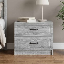 Cabinet de chevet avec tiroir Sonoma gris 62 x 34,5 x 44,5 cm 583154583154