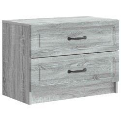 Cabinet de chevet avec tiroir Sonoma gris 62 x 34,5 x 44,5 cm 583154583154