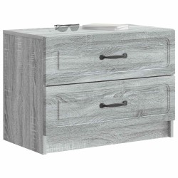 Cabinet de chevet avec tiroir Sonoma gris 62 x 34,5 x 44,5 cm 583154583154