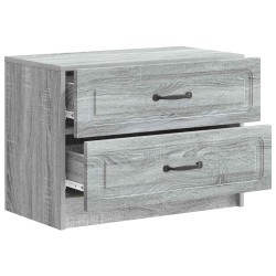 Cabinet de chevet avec tiroir Sonoma gris 62 x 34,5 x 44,5 cm 583154583154