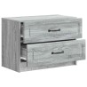 Cabinet de chevet avec tiroir Sonoma gris 62 x 34,5 x 44,5 cm 583154583154
