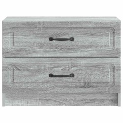 Cabinet de chevet avec tiroir Sonoma gris 62 x 34,5 x 44,5 cm 583154583154