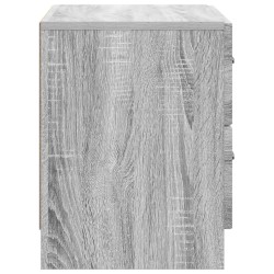 Cabinet de chevet avec tiroir Sonoma gris 62 x 34,5 x 44,5 cm 583154583154