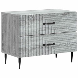 Cabinet de chevet avec tiroir Sonoma gris 62 x 34,5 x 47,5 cm 583155583155