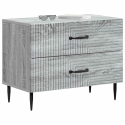 Cabinet de chevet avec tiroir Sonoma gris 62 x 34,5 x 47,5 cm 583155583155