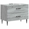Cabinet de chevet avec tiroir Sonoma gris 62 x 34,5 x 47,5 cm 583155583155