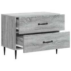 Cabinet de chevet avec tiroir Sonoma gris 62 x 34,5 x 47,5 cm 583155583155