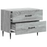 Cabinet de chevet avec tiroir Sonoma gris 62 x 34,5 x 47,5 cm 583155583155