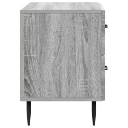 Cabinet de chevet avec tiroir Sonoma gris 62 x 34,5 x 47,5 cm 583155583155