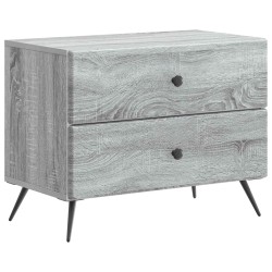 Cabinet de chevet avec tiroir Sonoma gris 62 x 34,5 x 47,5 cm 583156583156