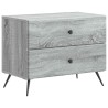 Cabinet de chevet avec tiroir Sonoma gris 62 x 34,5 x 47,5 cm 583156583156