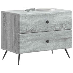 Cabinet de chevet avec tiroir Sonoma gris 62 x 34,5 x 47,5 cm 583156583156