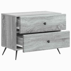 Cabinet de chevet avec tiroir Sonoma gris 62 x 34,5 x 47,5 cm 583156583156
