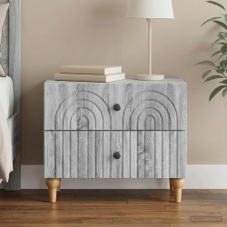 Cabinet de chevet avec tiroir Sonoma gris 62 x 34,5 x 48 cm 583157583157