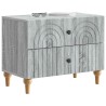 Cabinet de chevet avec tiroir Sonoma gris 62 x 34,5 x 48 cm 583157583157