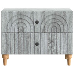 Cabinet de chevet avec tiroir Sonoma gris 62 x 34,5 x 48 cm 583157583157