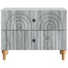 Cabinet de chevet avec tiroir Sonoma gris 62 x 34,5 x 48 cm 583157583157