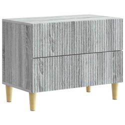 Cabinet de chevet avec tiroir Sonoma gris 62 x 34,5 x 48 cm 583158583158