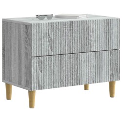 Cabinet de chevet avec tiroir Sonoma gris 62 x 34,5 x 48 cm 583158583158