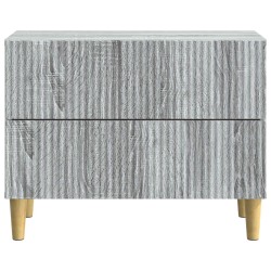 Cabinet de chevet avec tiroir Sonoma gris 62 x 34,5 x 48 cm 583158583158