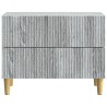 Cabinet de chevet avec tiroir Sonoma gris 62 x 34,5 x 48 cm 583158583158