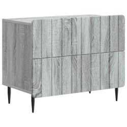 Cabinet de chevet avec tiroir Sonoma gris 62 x 34,5 x 49,5 cm 583159583159