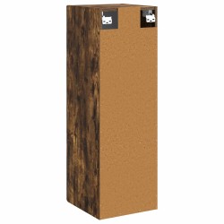 Cabinet de Salle de Bain Mural Chêne fumé 33 x 34,5 x 100 cm 583160583160